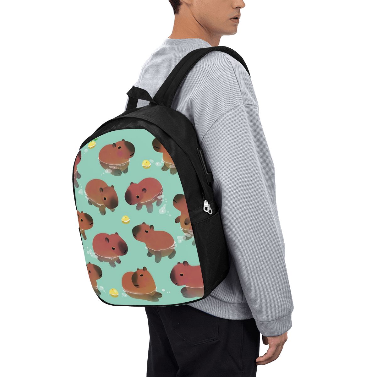 Capybara Animal Pattern Backpa - Laptop Bag recension och pris