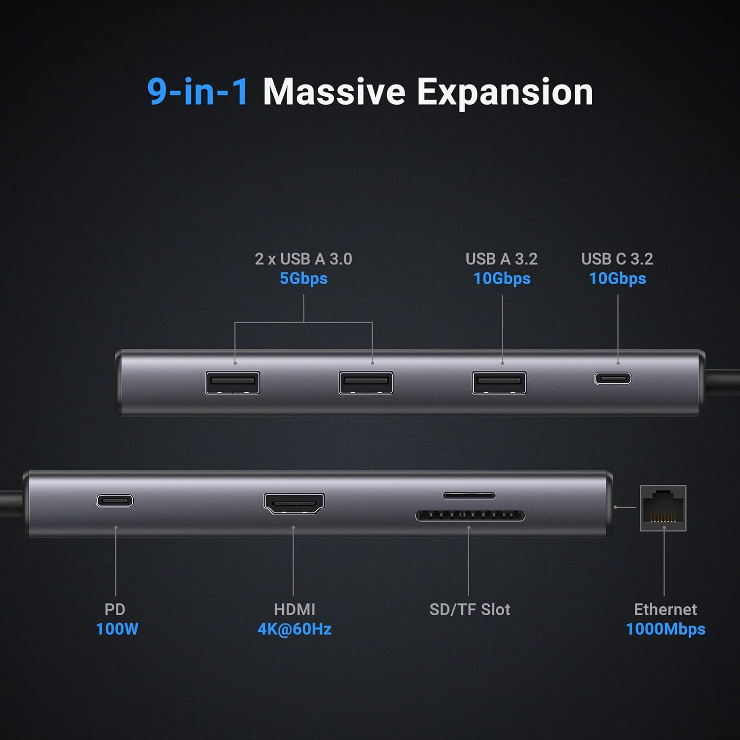 UGREEN Revodok Pro 109 USB C H - Usb C Hub recension och pris