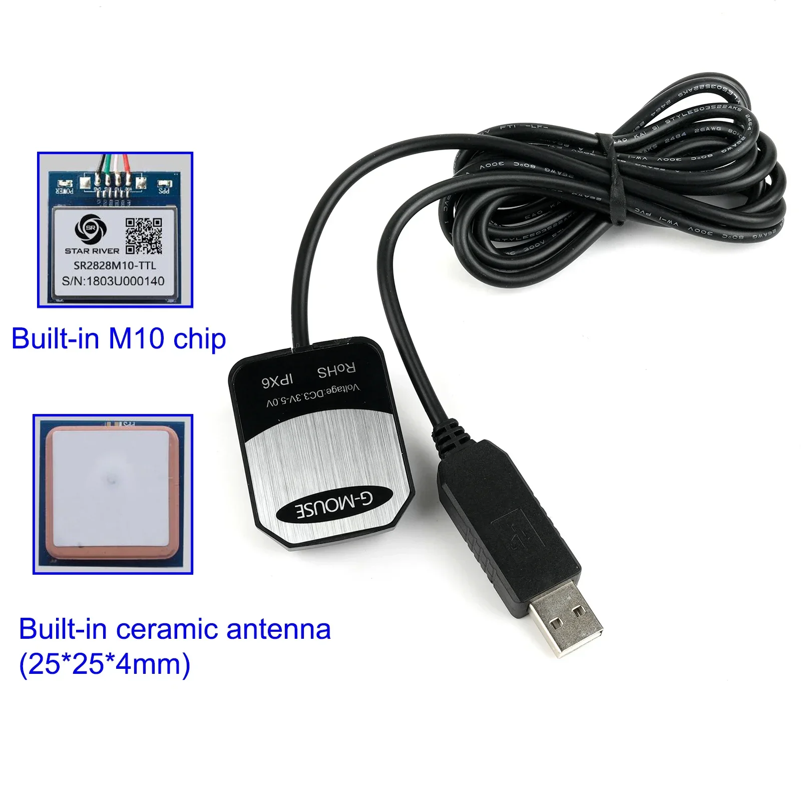 M10 G-Mouse USB GPS Module wit - Laptop Mouse recension och pris