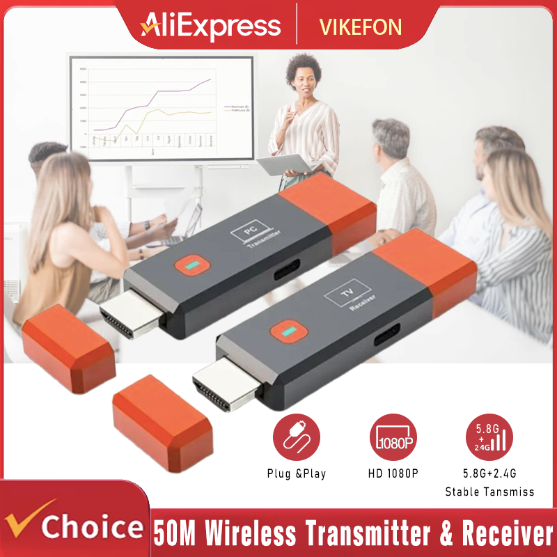 50M Wireless Transmission Vide - Hdmi Cable recension och pris