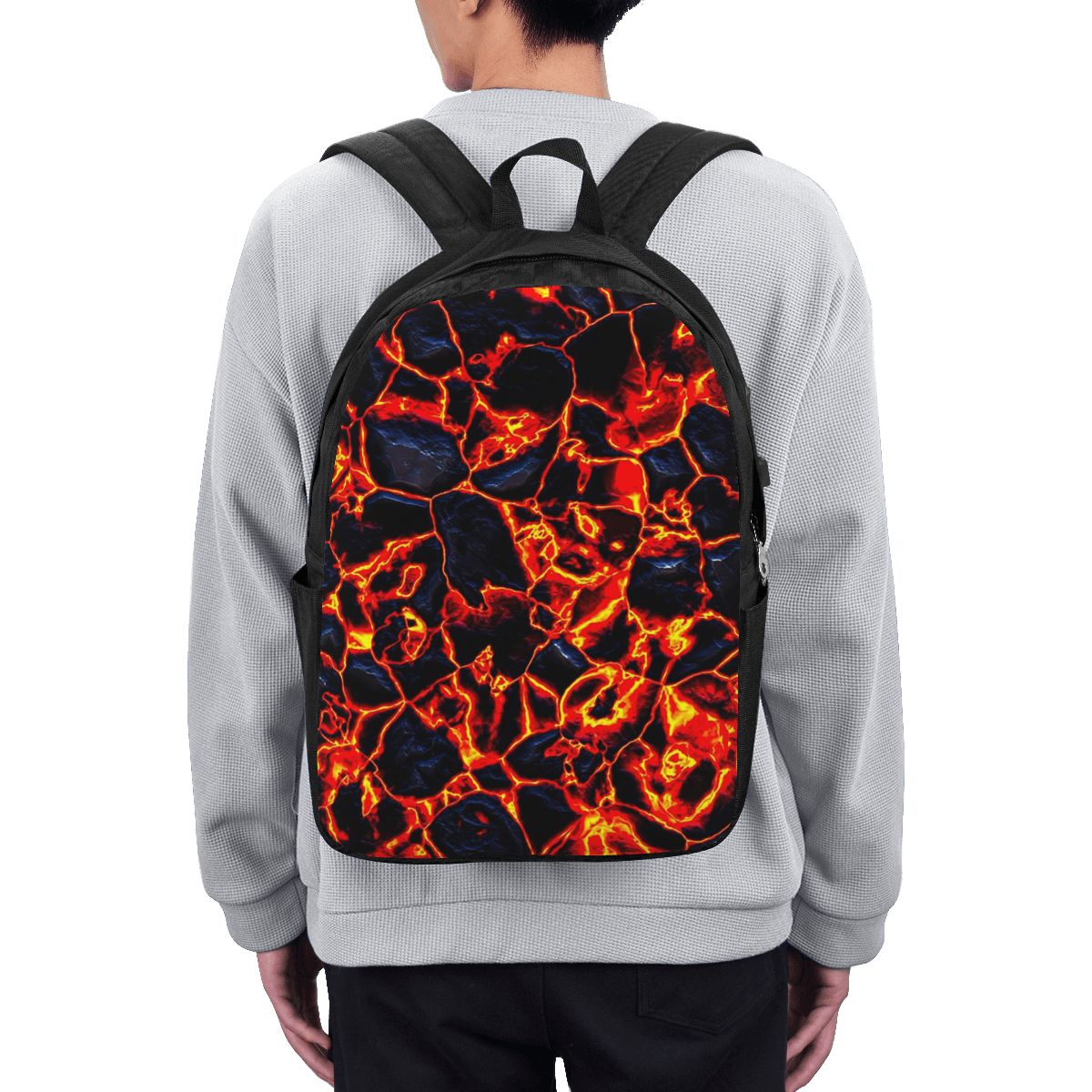 Magma Volcano Lava Fire Backpa - Laptop Bag recension och pris