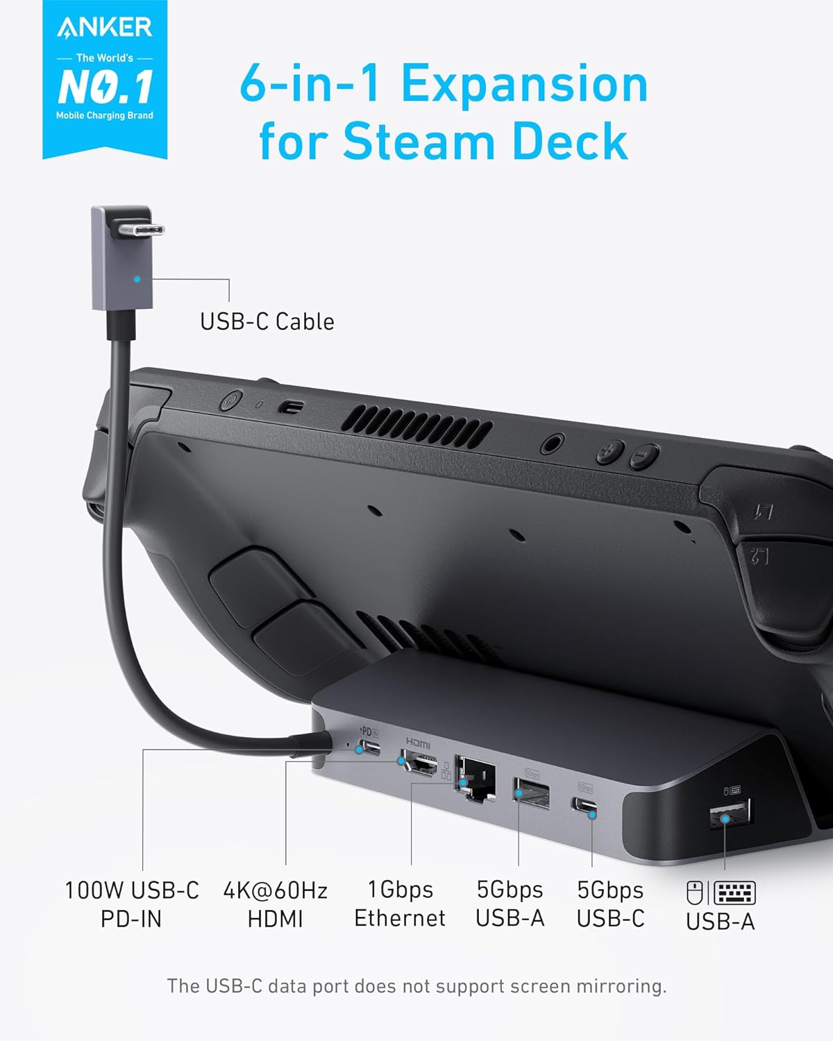 Anker Charging Station for Ste - Usb C Hub recension och pris