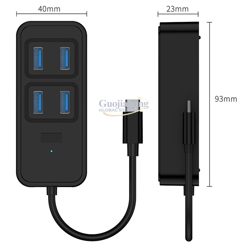 Cross-border USB3.0 hub, USB i - Usb C Hub recension och pris