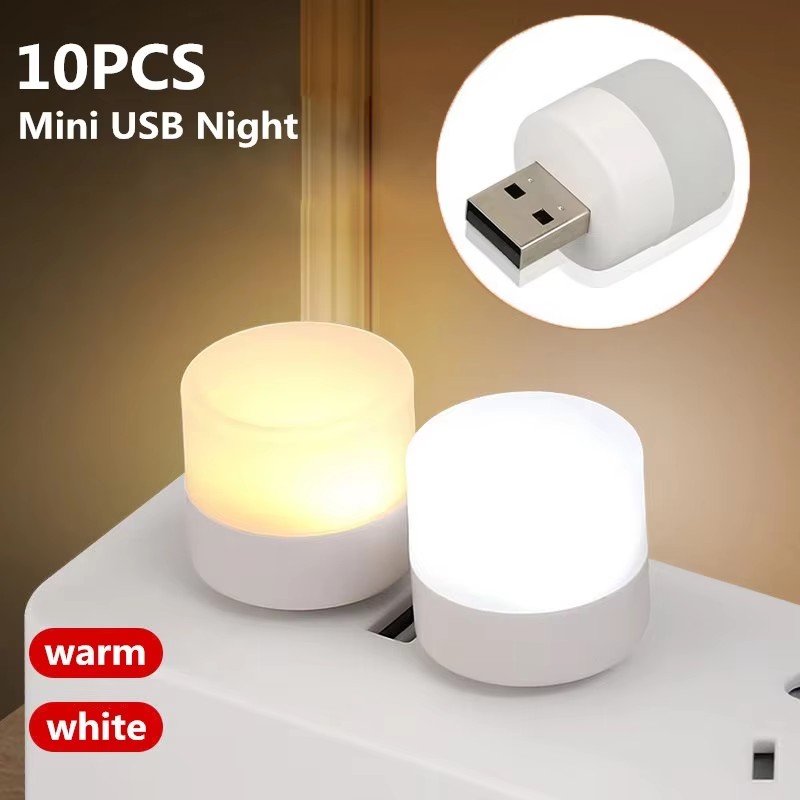 1/10Pcs Mini USB Night Light W - Usb Hub recension och pris