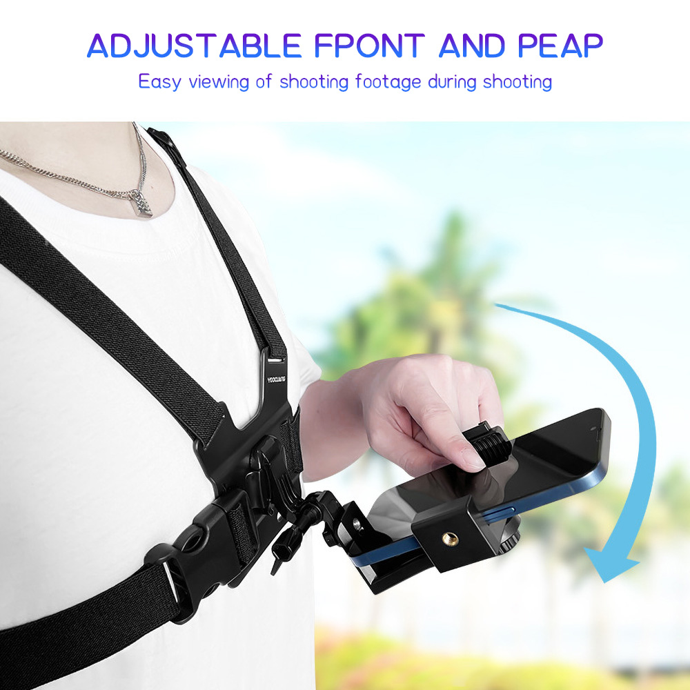 Chest Mount Phone Strap Holder - Laptop Stand recension och pris