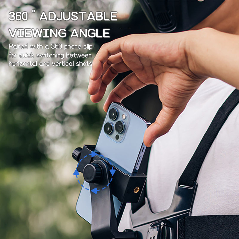 Chest Mount Phone Strap Holder - Laptop Stand recension och pris