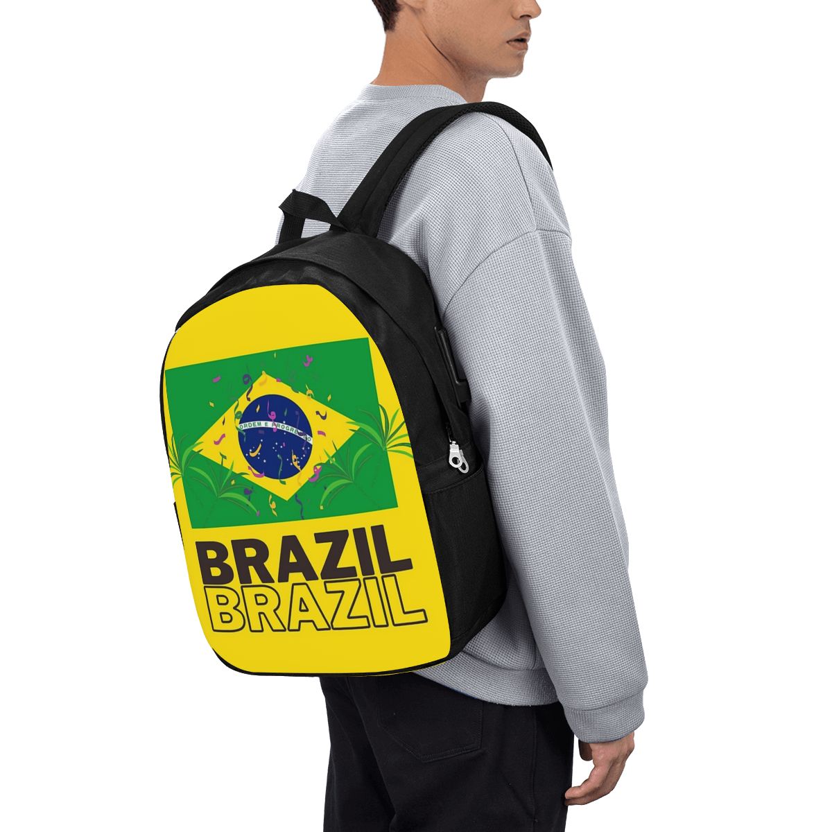 Brazil National Flag  Backpack - Laptop Bag recension och pris