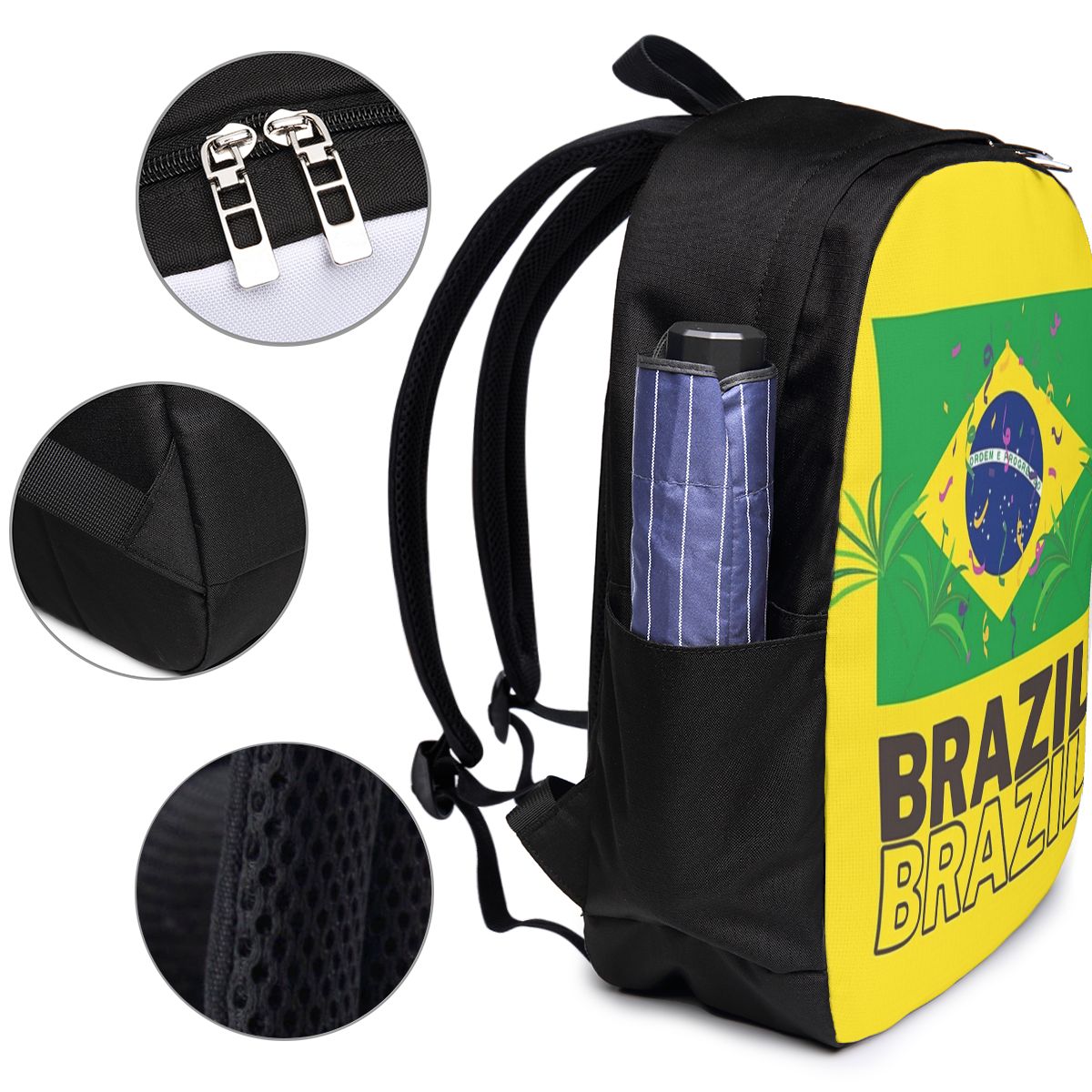 Brazil National Flag  Backpack - Laptop Bag recension och pris